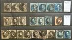 België 1849/1861 - Samenstelling Leopold I Ongetande, Gestempeld