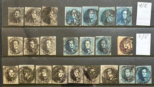 België 1849/1861 - Samenstelling Leopold I Ongetande, Postzegels en Munten, Postzegels | Europa | België