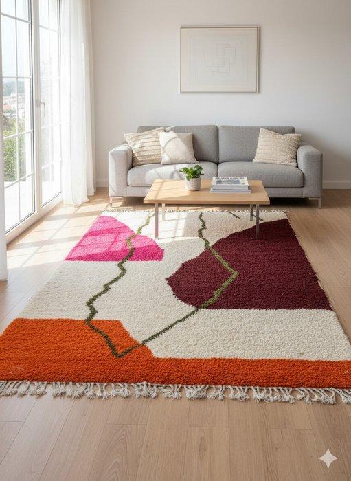 Nieuwe Marokkaanse Berber tapijt - met de hand gemaakt, Huis en Inrichting, Stoffering | Tapijten en Vloerkleden