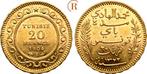 20 Francs Paris goud 1904 A Tunesien: Franzoesisches Prot..., Timbres & Monnaies, Monnaies | Amérique, Verzenden