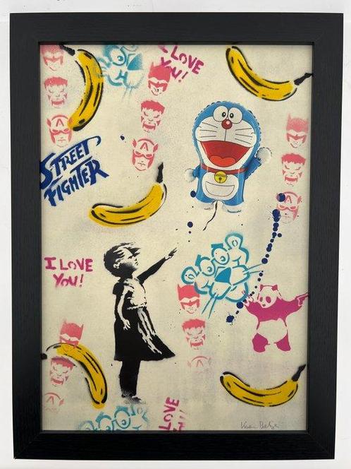 Koen Betjes (1992) - Banksy Balloon Girl x Warholl x Street, Antiek en Kunst, Kunst | Schilderijen | Modern