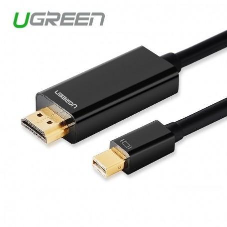 Mini Dislayport DP Male HDMI Male cable Zwart 3 Meter, Informatique & Logiciels, Accumulateurs & Batteries, Envoi