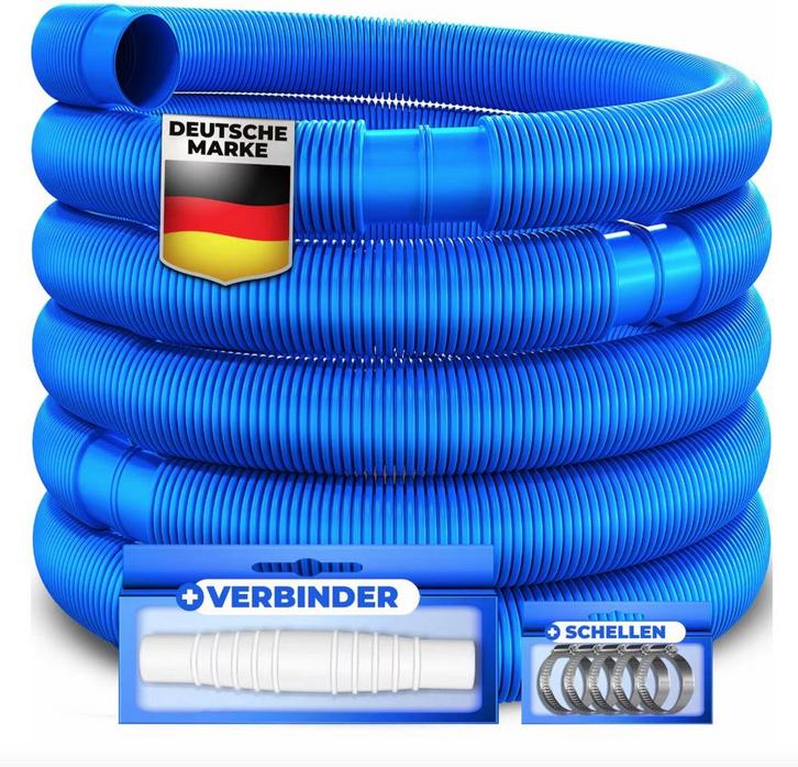 KESSER® Zwembadslang 14 m / Ø 32 mm | zwembadslang met | zon, Tuin en Terras, Zwembad-toebehoren, Nieuw, Verzenden