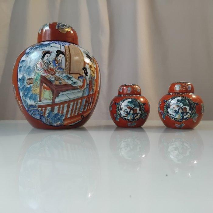 Themacollectie - Gemberpotten. Japan en China. - Kutani e, Antiquités & Art, Antiquités | Jouets