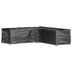 vidaXL Tuinmeubelhoezen met 16 oogjes L-vormig 285x285x70 cm