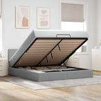 vidaXL Bed met matras 160x200 cm stof lichtgrijs, Huis en Inrichting, Slaapkamer | Bedden, Verzenden, Nieuw