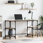 vidaXL Bureau met plank Artisan Eiken 140 x 50 x 75 cm, Huis en Inrichting, Verzenden, Nieuw