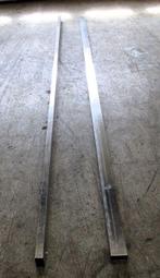RVS Rechthoekige buis, Koker 365cm en 700cm
