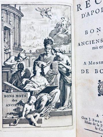 Michel Mourgues - Recueil d Apopthegmes, ou Bons mots