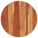 Rond Tafelblad Acacia 80cm | Retour Deal | Horeca OP=OP, Huis en Inrichting, 50 tot 100 cm, Verzenden, Rustiek, Rond