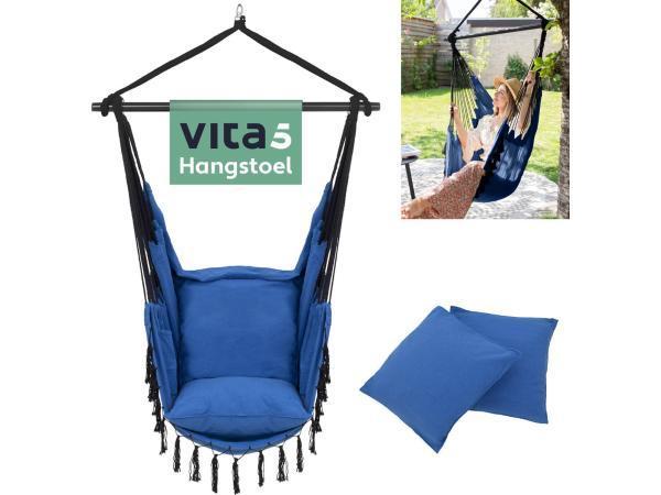 Veiling - Vita5 XXL Hangstoel - Incl. 2 Kussens etot 200kg |, Tuin en Terras, Tuinstoelen