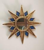 Wandspiegel - Glas, Hars - Sun Gold/Blue Mirror, Huis en Inrichting, Nieuw
