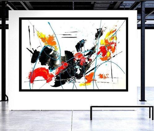 Dam Domido (1959) - Fugace emotion, Antiek en Kunst, Kunst | Schilderijen | Modern
