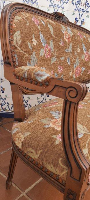 Canapé - Bois - style Louis XVI, Antiek en Kunst, Kunst | Designobjecten