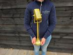 Decoratief ornament - Metaal: Gouden Microfoon, Antiek en Kunst