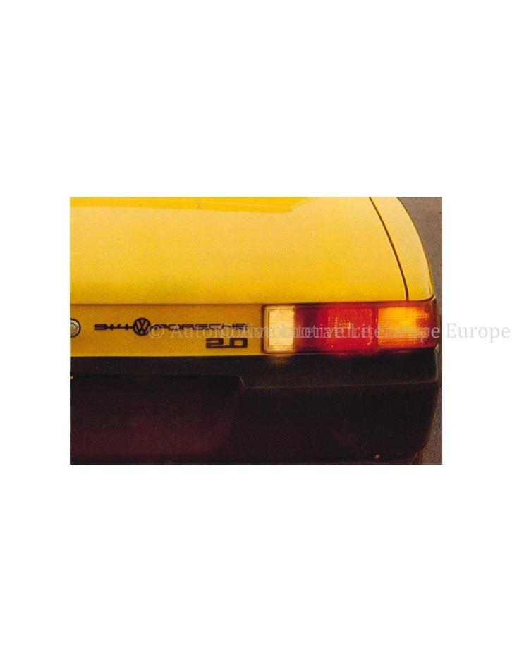 1974 PORSCHE 914 BROCHURE DUITS, Boeken, Auto's | Folders en Tijdschriften