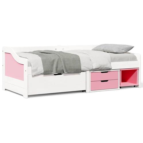 vidaXL Slaapbank met 3 lades zonder matras IRUN 90x200 cm, Huis en Inrichting, Slaapkamer | Bedden, Nieuw, Verzenden