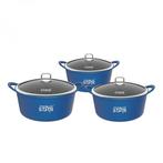 3-delige Gietaluminium Anti-aanbak Soeppannenset, Huis en Inrichting, Keuken | Potten en Pannen, Ophalen of Verzenden, Nieuw