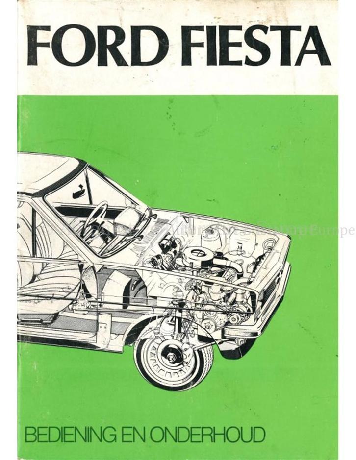 1976 FORD FIESTA INSTRUCTIEBOEKJE NEDERLANDS, Auto diversen, Handleidingen en Instructieboekjes