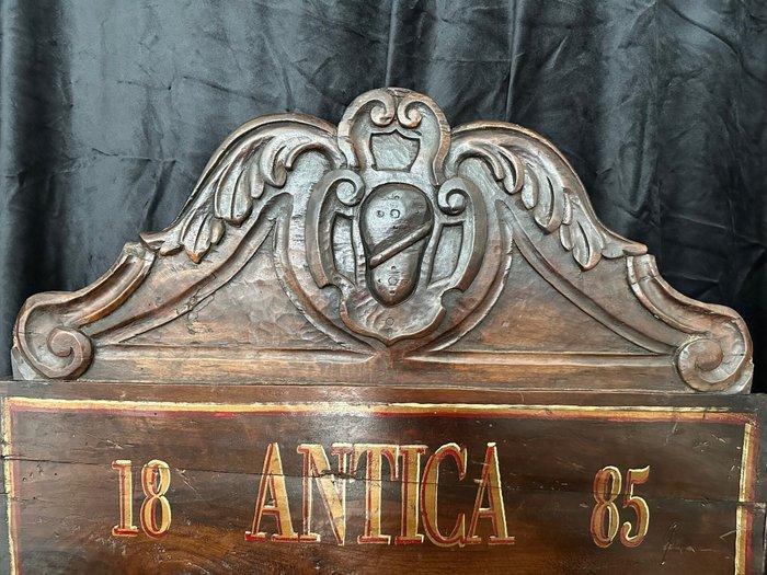 Reclamebord - Hout, Antiek en Kunst, Curiosa en Brocante