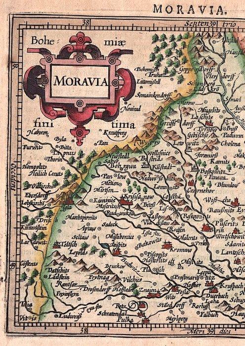 Czechia - Région de Moravie du Sud; J. Hondius / Mercator -, Boeken, Atlassen en Landkaarten