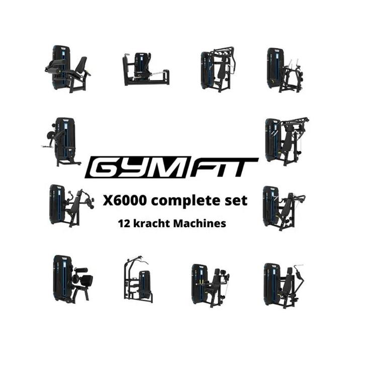 Gymfit - Luxury-line - Complete Kracht Set - 12 Apparaten -, Sports & Fitness, Équipement de fitness, Enlèvement ou Envoi