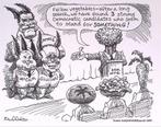 Pentekening Amerika - Republikeinse democraten (lijst optie), Antiek en Kunst, Verzenden