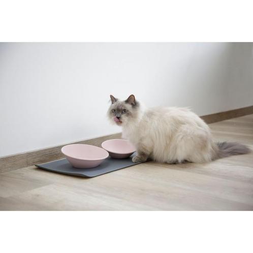 Tapis de protection pour gamelle, gris, 29 x 47 cm - kerbl, Dieren en Toebehoren, Honden-accessoires