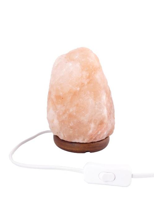 Zoutlamp 4-6kg - 100% Natuurlijk Himalaya zout - Licht -..., Antiquités & Art, Antiquités | Verre & Cristal, Enlèvement ou Envoi