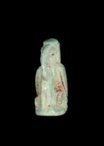 Oude Egypte, late periode Turquoise faience Amulet van Thoth