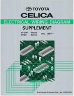 1998 TOYOTA CELICA ELECTRISCH SCHEMA WERKPLAATSHANDBOEK, Auto diversen, Handleidingen en Instructieboekjes