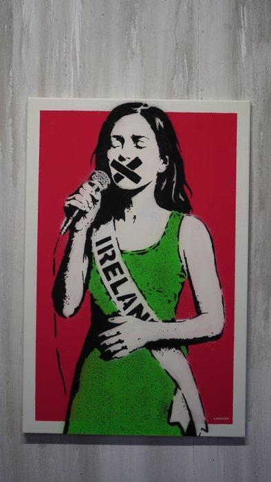 TINKICKER - *Eurodivision (Maroon)*, Antiek en Kunst, Kunst | Schilderijen | Modern