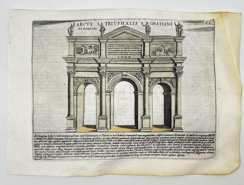 Giacomo Lauro (1561–1645) - Hand-coloured Engraving - The, Antiek en Kunst, Antiek | Overige Antiek