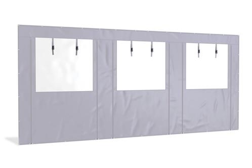 Overkapping zijwand PVC  | 6 meter breed |  250cm hoog |, Jardin & Terrasse, Tonnelles, Envoi