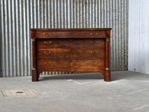 Ladekast - Mahonie - Zeer breed / ondiep model, Antiek en Kunst, Antiek | Meubels | Stoelen en Sofa's