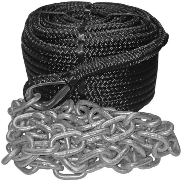 10mm Ankerlijn met Ketting 30m, Watersport en Boten, Accessoires en Onderhoud, Nieuw, Ophalen of Verzenden