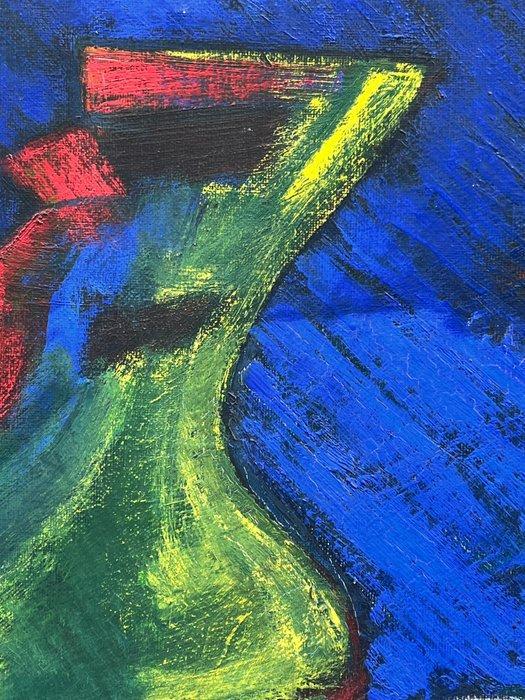 M. BURGAZ - La última, Antiek en Kunst, Kunst | Schilderijen | Modern