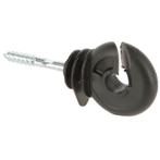 Isolateur à vis avec crochet noir seau de 115 pieces - kerbl, Neuf