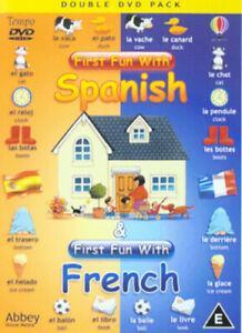 First Fun With Spanish/First Fun With French DVD (2005) cert, Cd's en Dvd's, Dvd's | Overige Dvd's, Zo goed als nieuw, Verzenden