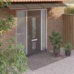 vidaXL Auvent de porte Noir 400x100 cm Polycarbonate, Jardin & Terrasse, Neuf, Verzenden