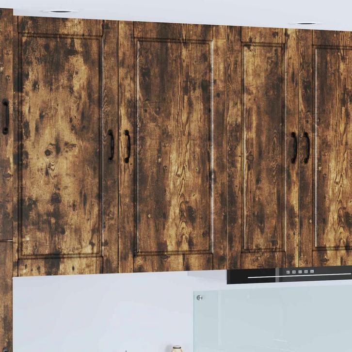 vidaXL Keuken Kast met plank Rook Eiken 50 x 31 x 100 cm, Huis en Inrichting, Kasten | Overige, Nieuw, Verzenden