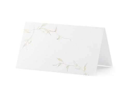 Naamkaartjes Goud Blad 10cm 10st, Hobby & Loisirs créatifs, Articles de fête, Envoi