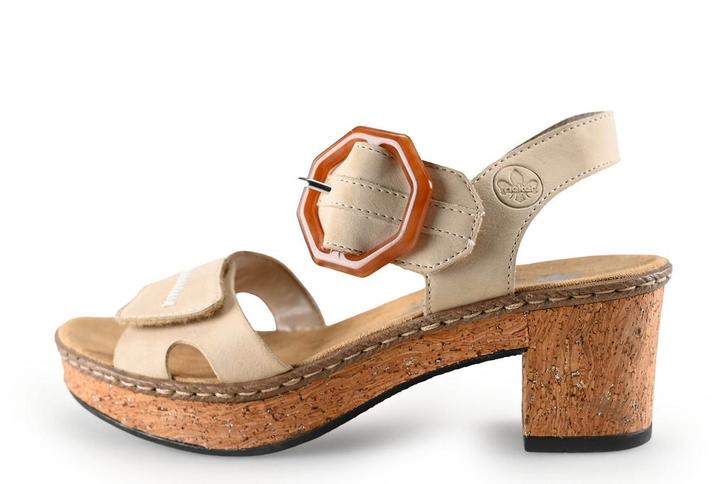 Rieker Sandalen in maat 38 Beige | 5% extra korting, Kleding | Dames, Schoenen, Beige, Zo goed als nieuw, Sandalen of Muiltjes