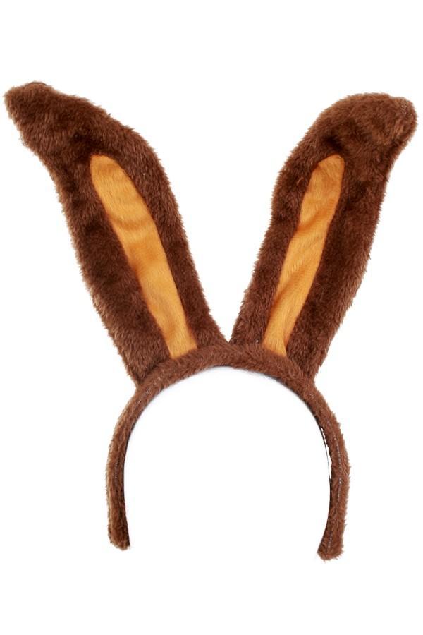 Haarband Konijn Donkerbruin Diadeem Konijnenoren Oren Oortje, Kleding | Dames, Carnavalskleding en Feestkleding, Nieuw, Ophalen of Verzenden