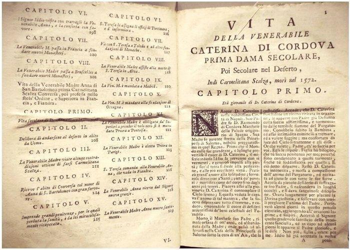 Anonimo. - Vite di Molte Carmelitane Scalze. Prima Edizione., Antiek en Kunst, Antiek | Boeken en Manuscripten