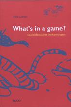 Whats in a game? 9789033456404, Livres, Livres d'étude & Cours, Hilde Leysen, Leysen, Hilde, Verzenden