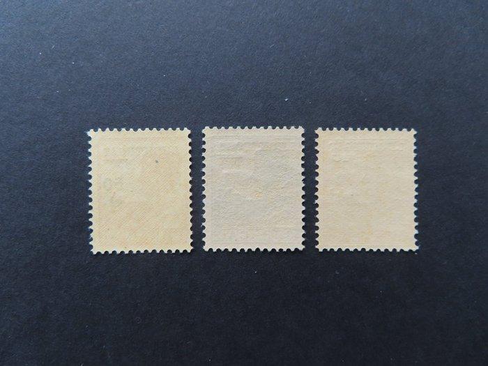 Curaçao 1929 - Luchtpostzegels (LP1-LP3) met attest H., Postzegels en Munten, Postzegels | Nederland