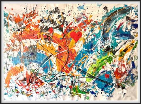 Michele Socionovo - XXXL. Oh amoremio...voglio che tu mi, Antiek en Kunst, Kunst | Schilderijen | Modern