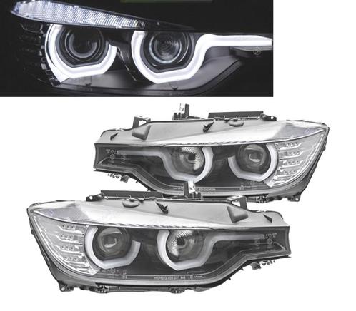 PHARES POUR BMW F30 F31 11-15 UTYPE NOIR, Auto-onderdelen, Verlichting, Verzenden