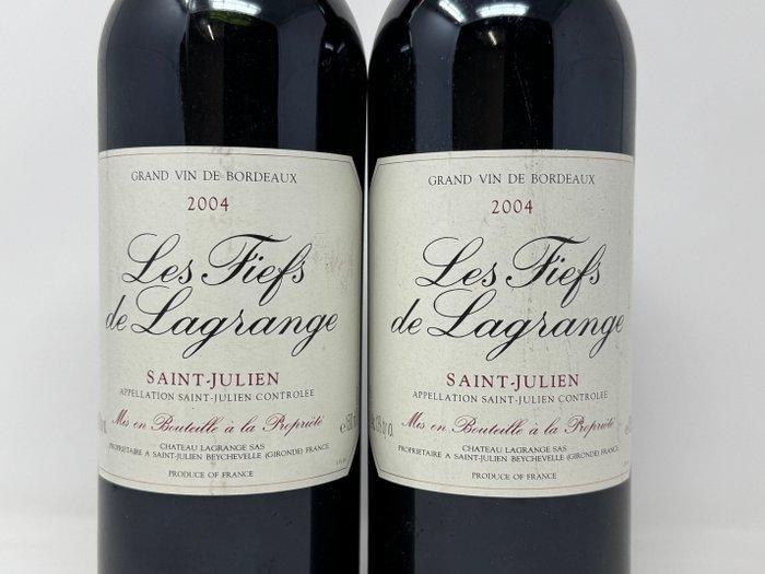 2004 Les Fiefs de Lagrange - Saint-Julien - 2 Magnums (1.5L), Collections, Vins